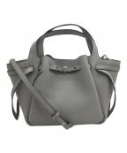 TORY BURCHトリーバーチ）の古着「ロミー スモールトートバッグ」｜グレー