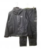 DAIWAダイワ）の古着「DR-33008 レインマックスレインスーツ」｜ブラック×カーキ