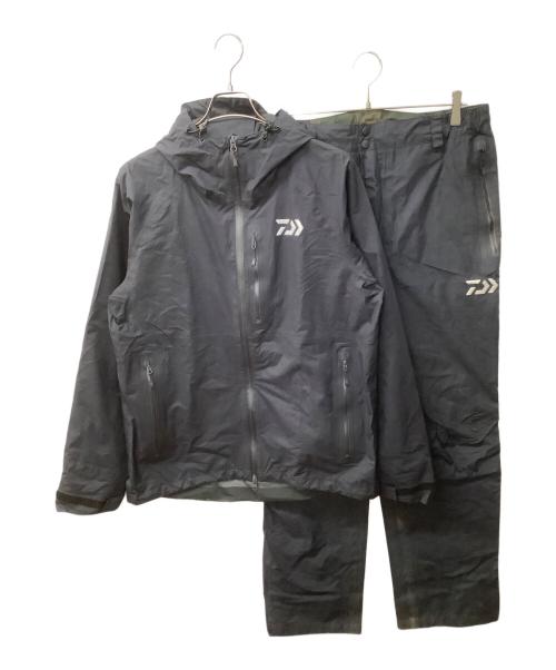 DAIWA（ダイワ）DAIWA (ダイワ) DR-33008 レインマックスレインスーツ ブラック×カーキ サイズ:XLの古着・服飾アイテム