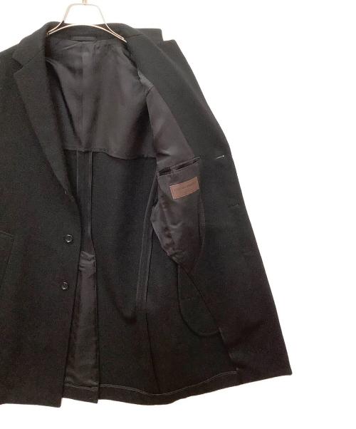 UNITED ARROWS（ユナイテッドアローズ）UNITED ARROWS (ユナイテッドアローズ) 1125-199-8114　メルトン グレンプレイド チェスターフィールドコート ブラック サイズ:Mの古着・服飾アイテム