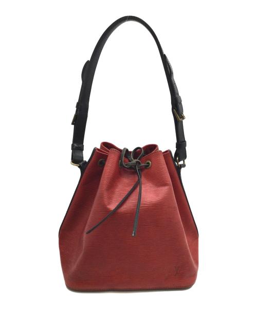 LOUIS VUITTON（ルイ ヴィトン）LOUIS VUITTON (ルイ ヴィトン) 巾着ショルダーバッグ カスティリアンレッド ノワールの古着・服飾アイテム