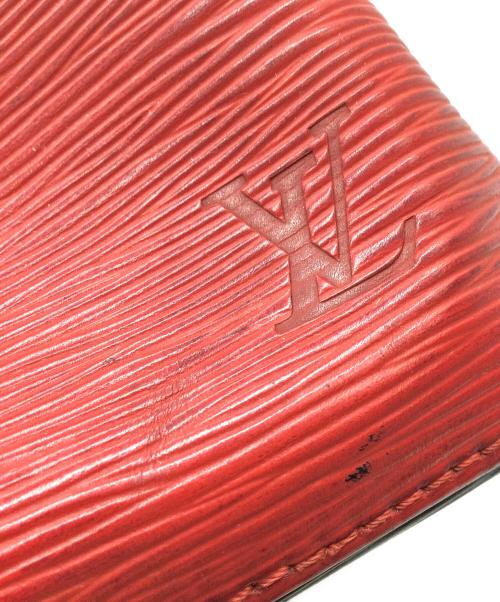 LOUIS VUITTON（ルイ ヴィトン）LOUIS VUITTON (ルイ ヴィトン) 巾着ショルダーバッグ カスティリアンレッド ノワールの古着・服飾アイテム