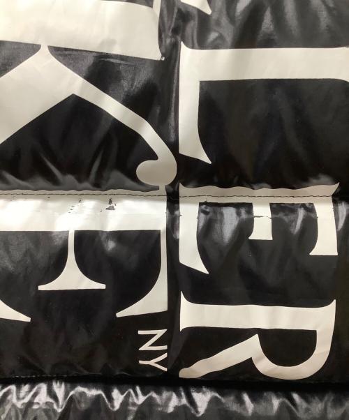 MONCLER GENIUS（モンクレール ジーニアス）MONCLER GENIUS (モンクレール ジーニアス) AWAKE (アウェイク) バックロゴシャイニーナイロンダウンベスト ブラック サイズ:Lの古着・服飾アイテム