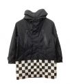 ）の古着「SKI COLLECTION コート」｜ブラック×ホワイト