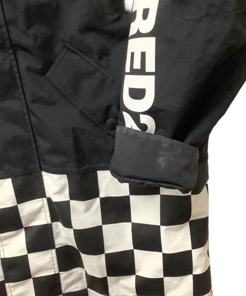 DSQUARED2（ディースクエアード）DSQUARED2 (ディースクエアード) SKI COLLECTION コート ブラック×ホワイト サイズ:Lの古着・服飾アイテム