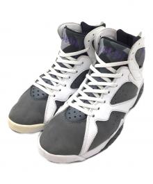 NIKE（ナイキ）の古着「AIR JORDAN 7 RETRO "FLINT" 」｜ホワイト×パープル