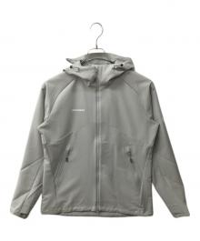 MAMMUT（マムート）の古着「1011-00802　Macun 2.0 SO Hooded Jacket」｜グレー