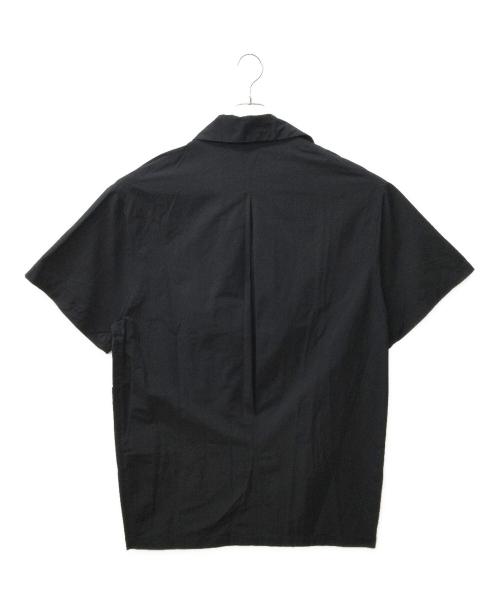 mizuiro-ind（ミズイロインド）mizuiro-ind (ミズイロインド) 半袖ステンカラーコート ブラック サイズ:無しの古着・服飾アイテム