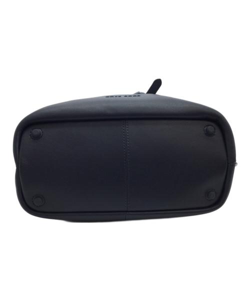 COLE HAAN（コールハーン）COLE HAAN (コールハーン) 2WAYバッグ ネイビー×ブラウンの古着・服飾アイテム