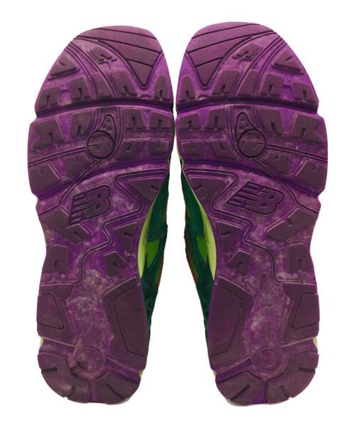 NEW BALANCE（ニューバランス）NEW BALANCE (ニューバランス) ATMOS (アトモス) ML850ATA グリーン×オレンジ サイズ:US10.5、UK10、EU44.5の古着・服飾アイテム