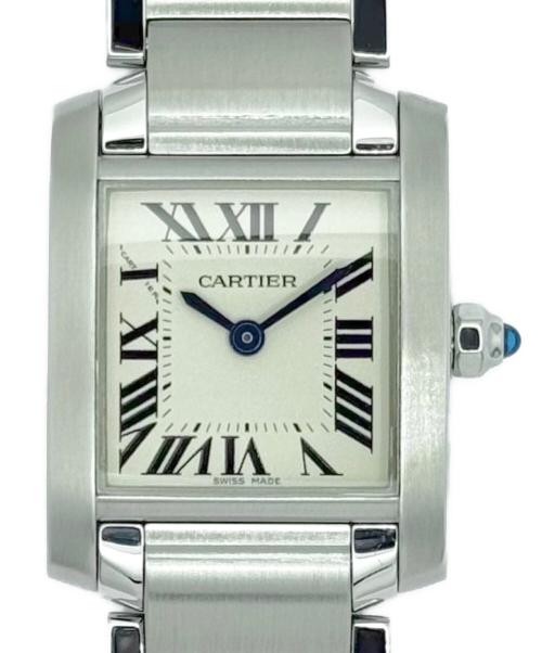 Cartier（カルティエ）Cartier (カルティエ) タンクフランセーズ SM Ref.W51008Q3 アイボリー文字盤 サイズ:20mmの古着・服飾アイテム