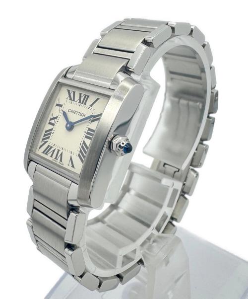 Cartier（カルティエ）Cartier (カルティエ) タンクフランセーズ SM Ref.W51008Q3 アイボリー文字盤 サイズ:20mmの古着・服飾アイテム