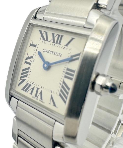 Cartier（カルティエ）Cartier (カルティエ) タンクフランセーズ SM Ref.W51008Q3 アイボリー文字盤 サイズ:20mmの古着・服飾アイテム
