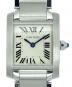 Cartier（カルティエ）の古着「タンクフランセーズ SM Ref.W51008Q3」｜アイボリー文字盤