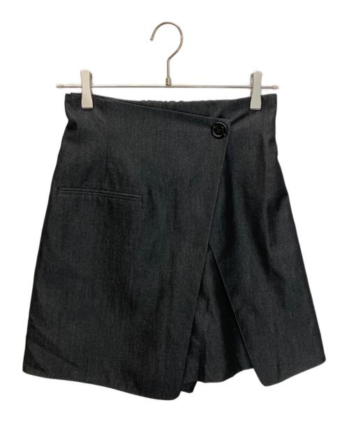JILL BY JILLSTUART（ジル バイ ジルスチュアート）JILL BY JILLSTUART (ジル バイ ジルスチュアート) 125-4130013　トロピカルフラップショートパンツ ブラック サイズ:Mの古着・服飾アイテム