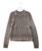 DIESELディーゼル）の古着「0QDAH　K-OAKLAND ニット」｜ブラック×ピンク