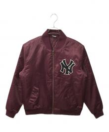 Majestic（マジェスティック）の古着「LL23-NYK-7F01 MA-1ジャケット」｜バイオレット