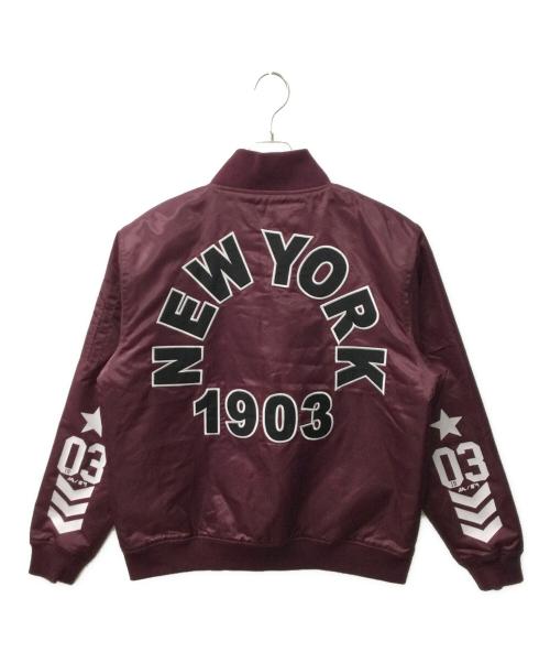 Majestic（マジェスティック）Majestic (マジェスティック) LL23-NYK-7F01 MA-1ジャケット バイオレット サイズ:XLの古着・服飾アイテム