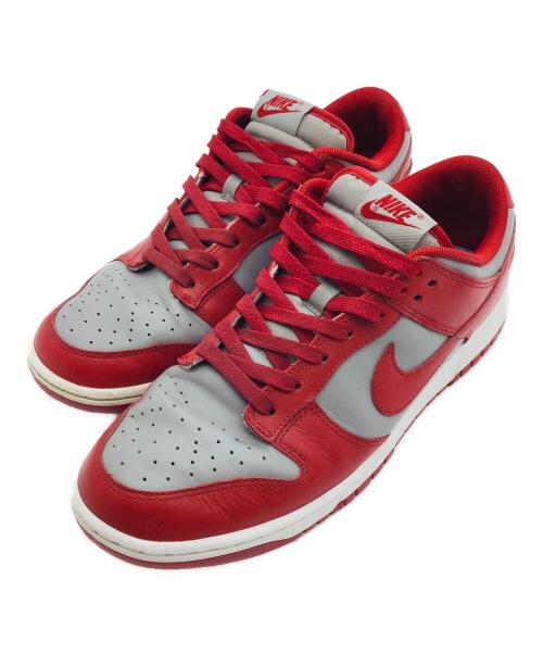 NIKE（ナイキ）NIKE (ナイキ) Dunk Low Medium Grey レッド サイズ:US9.5　UK8.5の古着・服飾アイテム