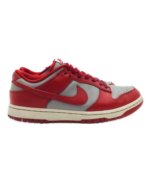 NIKE（ナイキ）NIKE (ナイキ) Dunk Low Medium Grey レッド サイズ:US9.5　UK8.5の古着・服飾アイテム