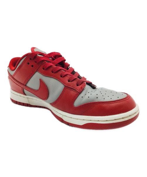 NIKE（ナイキ）NIKE (ナイキ) Dunk Low Medium Grey レッド サイズ:US9.5　UK8.5の古着・服飾アイテム