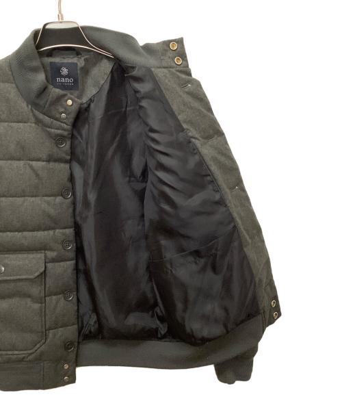 nano・universe（ナノ・ユニバース）nano・universe (ナノ・ユニバース) 672-0112008　ダウンジャケット グレー サイズ:Sの古着・服飾アイテム