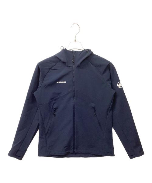 MAMMUT（マムート）MAMMUT (マムート) Macun 2.0 SO Hooded Jacket ネイビー サイズ:Mの古着・服飾アイテム