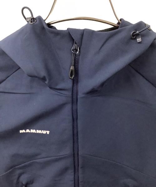 MAMMUT（マムート）MAMMUT (マムート) Macun 2.0 SO Hooded Jacket ネイビー サイズ:Mの古着・服飾アイテム