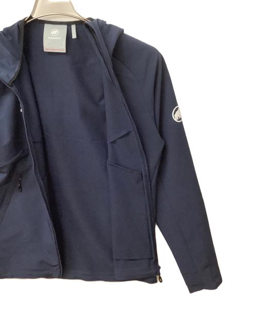 MAMMUT（マムート）MAMMUT (マムート) Macun 2.0 SO Hooded Jacket ネイビー サイズ:Mの古着・服飾アイテム