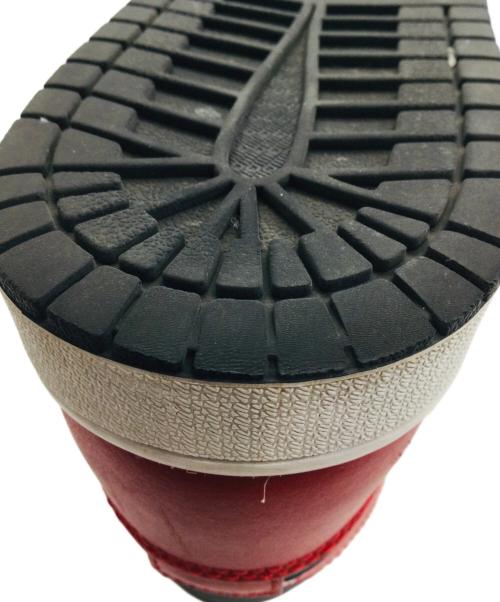 NIKE（ナイキ）NIKE (ナイキ) AIR JORDAN 1 MID レッド×ブラック サイズ:US7、UK6の古着・服飾アイテム