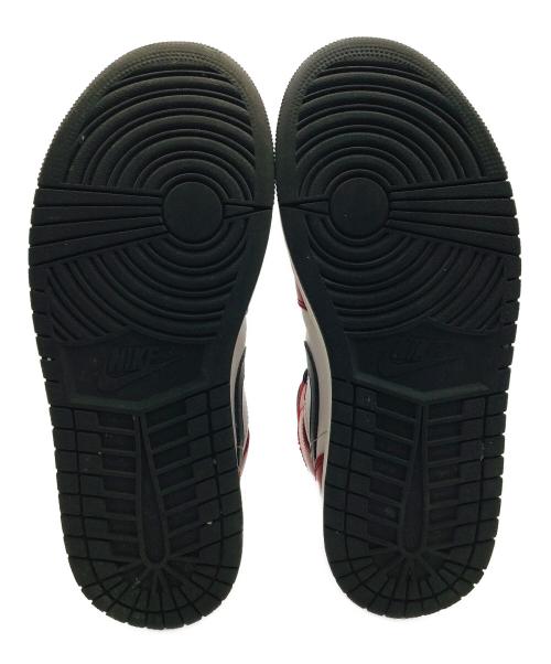 NIKE（ナイキ）NIKE (ナイキ) AIR JORDAN 1 MID レッド×ブラック サイズ:US7、UK6の古着・服飾アイテム