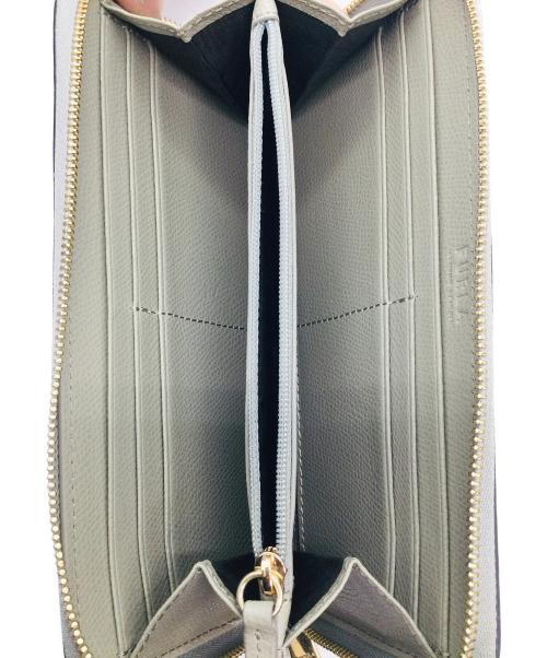 FURLA（フルラ）FURLA (フルラ) ラウンドファスナー財布 グレーの古着・服飾アイテム