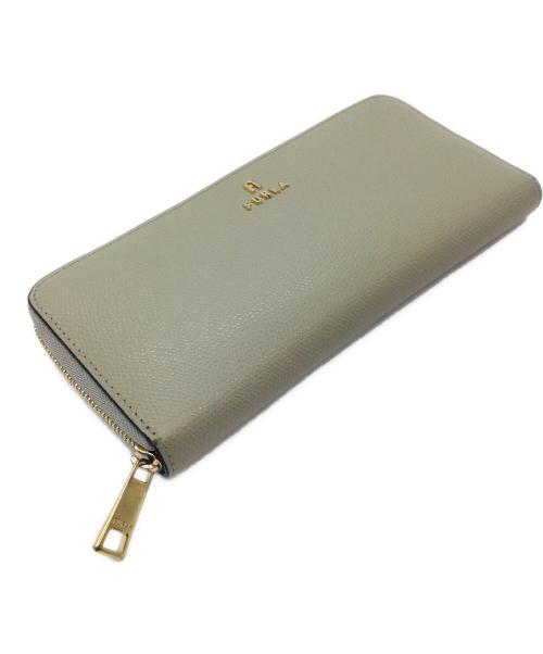 FURLA（フルラ）FURLA (フルラ) ラウンドファスナー財布 グレーの古着・服飾アイテム