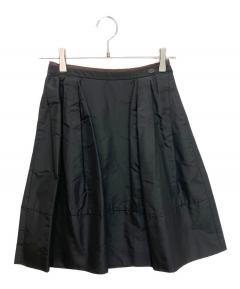 中古・古着通販】FOXEY (フォクシー) タックフレアスカート ブラウン