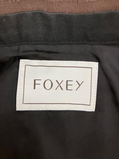 FOXEY（フォクシー）FOXEY (フォクシー) 35377-SSFI07P　シルクフレアスカート ブラック サイズ:38の古着・服飾アイテム