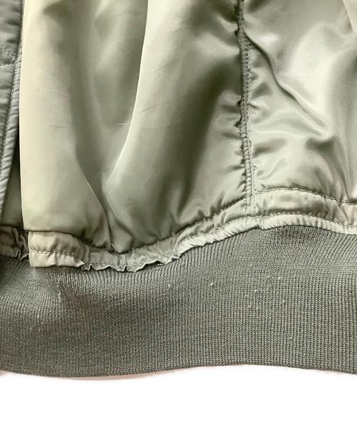 HOUSTON（ヒューストン）HOUSTON (ヒューストン) 8415-273-397　MA-1ジャケット オリーブ サイズ:Lの古着・服飾アイテム