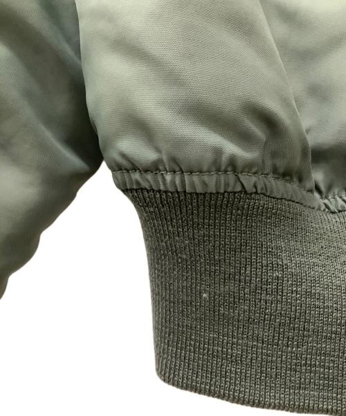 HOUSTON（ヒューストン）HOUSTON (ヒューストン) 8415-273-397　MA-1ジャケット オリーブ サイズ:Lの古着・服飾アイテム