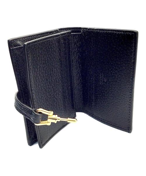 GUCCI（グッチ）GUCCI (グッチ) GUCCI 2つ折り財布 ネイビーの古着・服飾アイテム