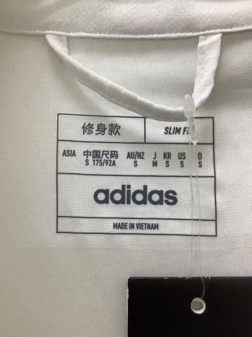 adidas（アディダス）adidas (アディダス) HM8448　ジャージトップ ホワイト サイズ:Mの古着・服飾アイテム