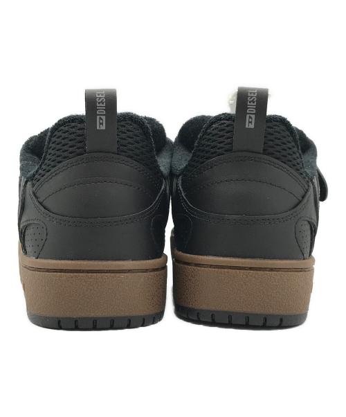 DIESEL（ディーゼル）DIESEL (ディーゼル) Y03407 P6904 H3811　ローカットスニーカー ブラック サイズ:25.5の古着・服飾アイテム
