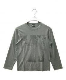 DIESEL（ディーゼル）の古着「A08658 0PEAT　長袖Tシャツ」｜ライトグレー