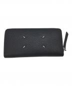 Maison Margielaメゾンマルジェラ）の古着「ラウンドファスナー長財布」｜ブラック
