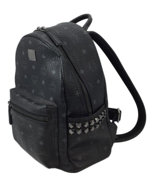 MCM（エムシーエム）MCM (エムシーエム) サイドスタッズバックパック ブラックの古着・服飾アイテム