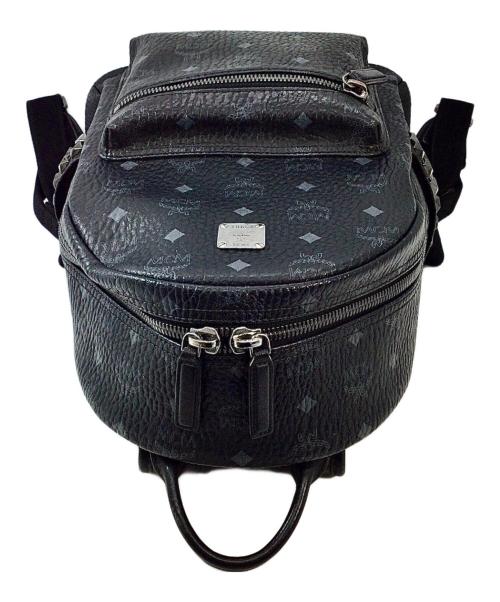 MCM（エムシーエム）MCM (エムシーエム) サイドスタッズバックパック ブラックの古着・服飾アイテム