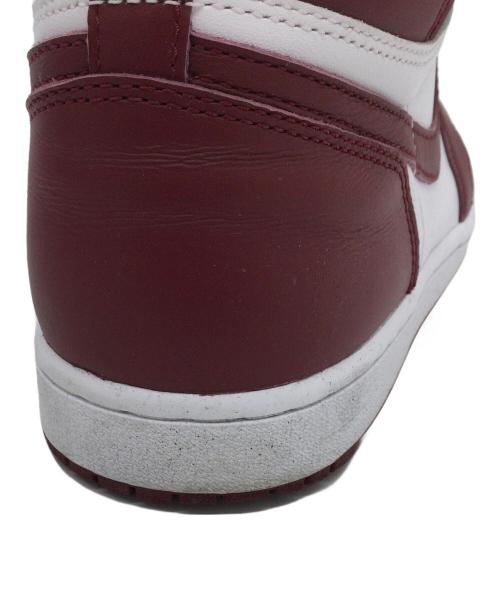 NIKE（ナイキ）NIKE (ナイキ) AIR JORDAN1 レッド×ホワイト サイズ:US10、UK9、EUR44、cm28、BR42、CN280(2.5)　の古着・服飾アイテム
