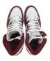 中古・古着 NIKE (ナイキ) AIR JORDAN1 レッド×ホワイト サイズ:US10、UK9、EUR44、cm28、BR42、CN280(2.5)　：14000円