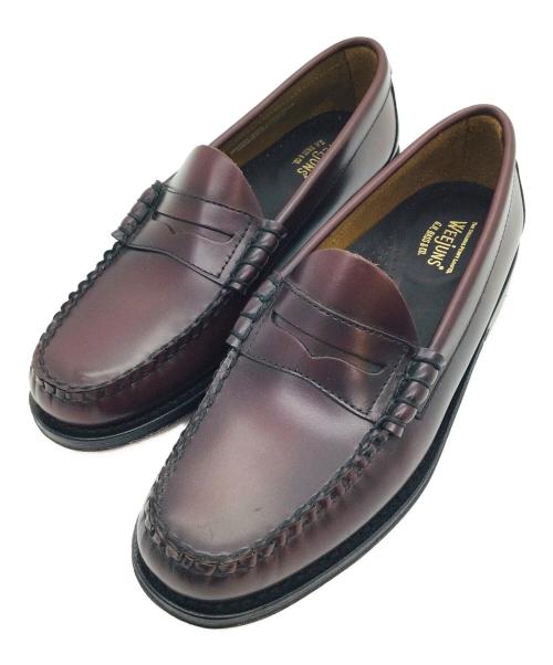 G.H.BASS（ジーエイチバス）G.H.BASS (ジーエイチバス) モックペニーローファー ワインレッド サイズ:6 1/2、7 1/2、40 1/2の古着・服飾アイテム