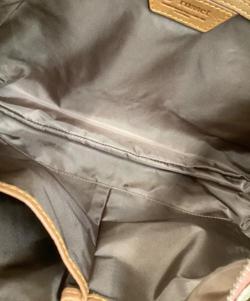 russet（ラシット）russet (ラシット) russet　ショルダーバッグ ベージュ×ブラウンの古着・服飾アイテム