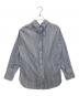 ZARA (ザラ) 2wayストライプシャツ ブルー×ホワイト サイズ:XS：4000円