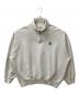 KEBOZ（ケボズ）の古着「ハーフジップスウェット」｜ライトグレー